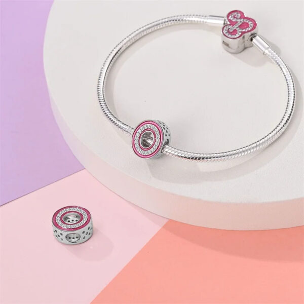 Authentic Capital letters A to Z Charm 925 Sterling Silver Women Bracelet Charm - Image 5