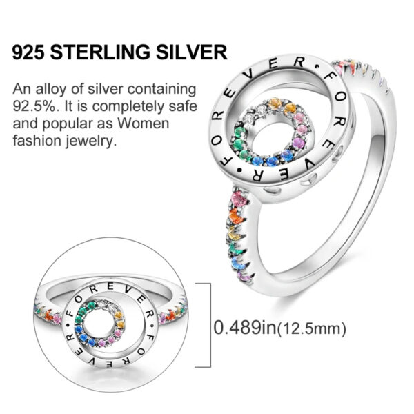 925 Sterling Silver Ring - Image 3