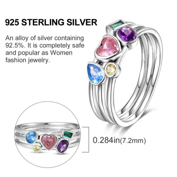 925 Sterling Silver Ring - Image 3