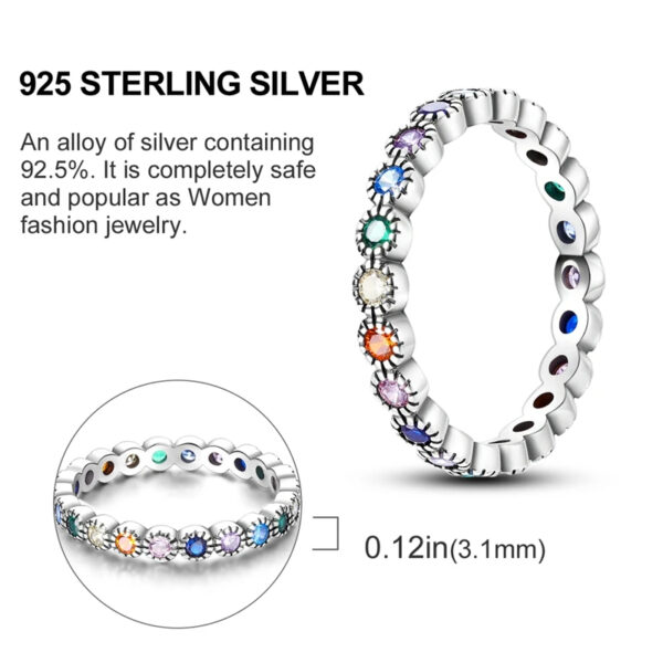 925 Sterling Silver Ring - Image 3