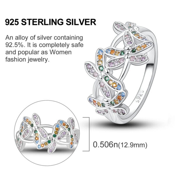 925 Sterling Silver Ring - Image 3