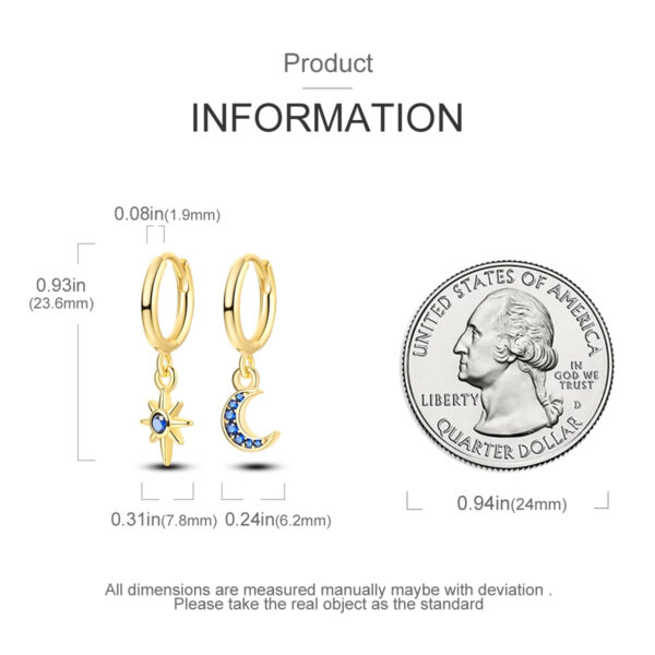 925 Sterling Silver Earrings - Image 3