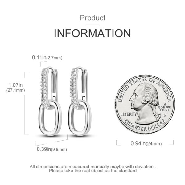 925 Sterling Silver Earrings - Image 3