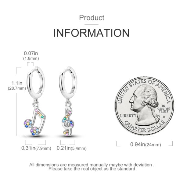 925 Sterling Silver Earrings - Image 3