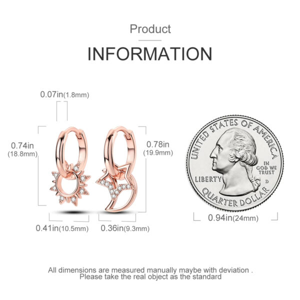 925 Sterling Silver Earrings - Image 3