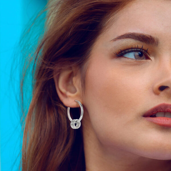 925 Sterling Silver Earrings - Image 4