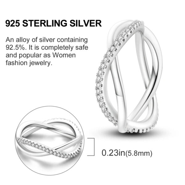 925 Sterling Silver Ring - Image 3