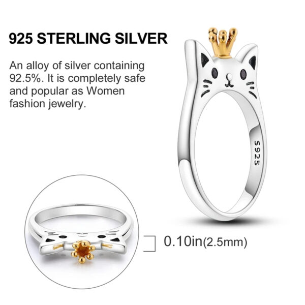 925 Sterling Silver Ring - Image 3