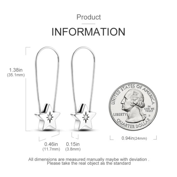 925 Sterling Silver Earrings - Image 3