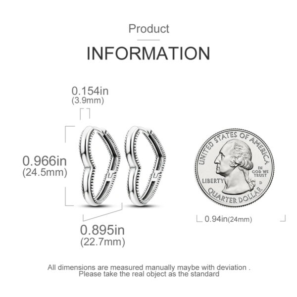 925 Sterling Silver Earrings - Image 3