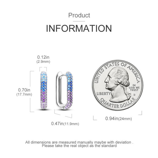 925 Sterling Silver Earrings - Image 3