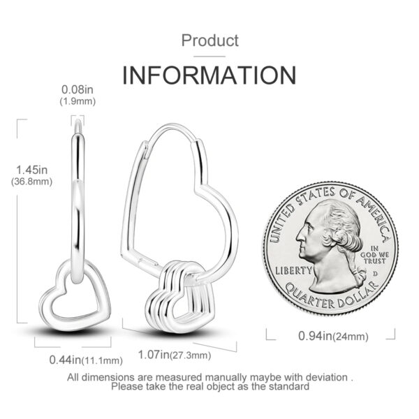 925 Sterling Silver Earrings - Image 3