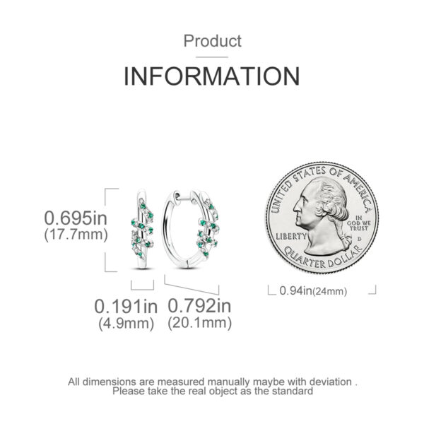 925 Sterling Silver Earrings - Image 3