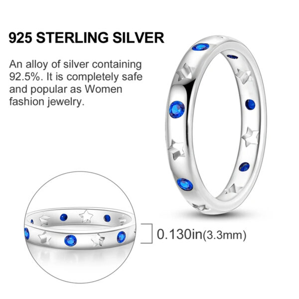 925 Sterling Silver Ring - Image 3