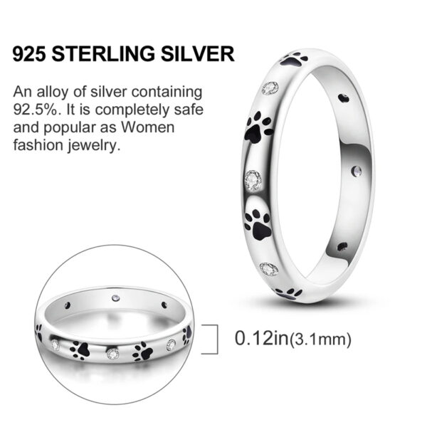 925 Sterling Silver Ring - Image 3