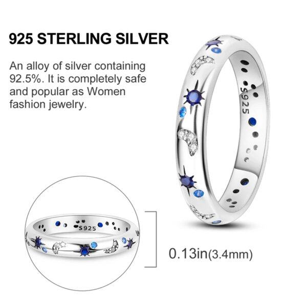925 Sterling Silver Ring - Image 3