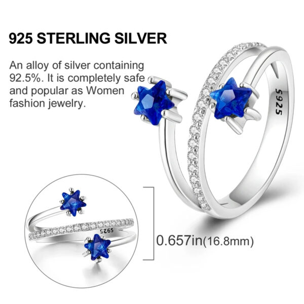 925 Sterling Silver Ring - Image 3