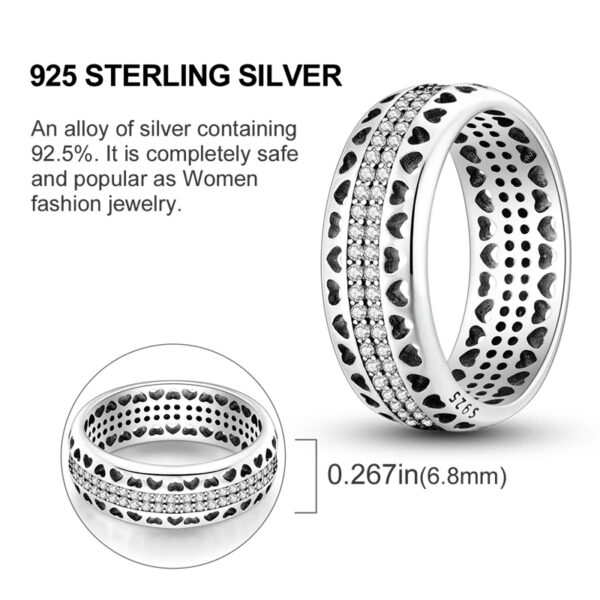 925 Sterling Silver Ring - Image 3