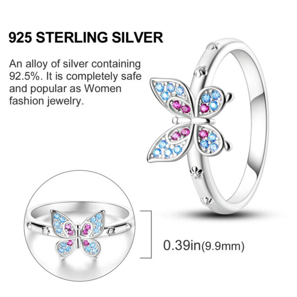 925 Sterling Silver Ring - Image 4