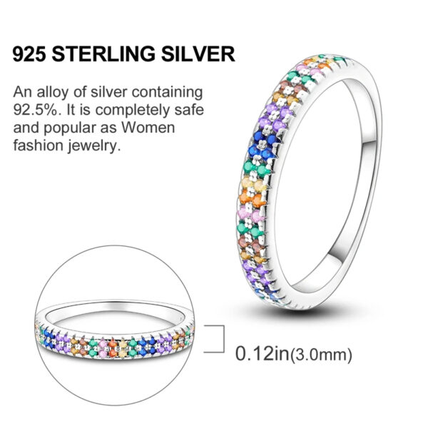 925 Sterling Silver Ring - Image 3