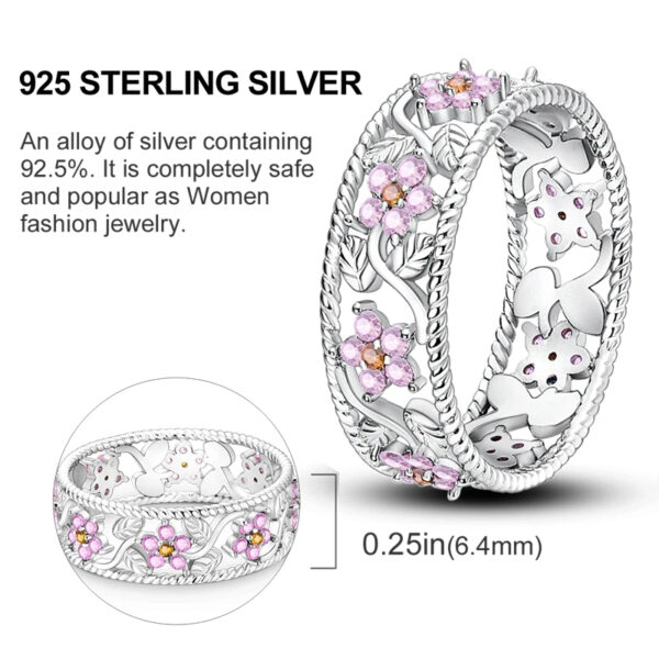 925 Sterling Silver Ring - Image 3